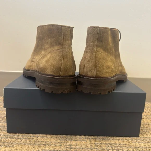 NIB John White Northampton Osborne Antelope Suede Chukka Boots display picture 2